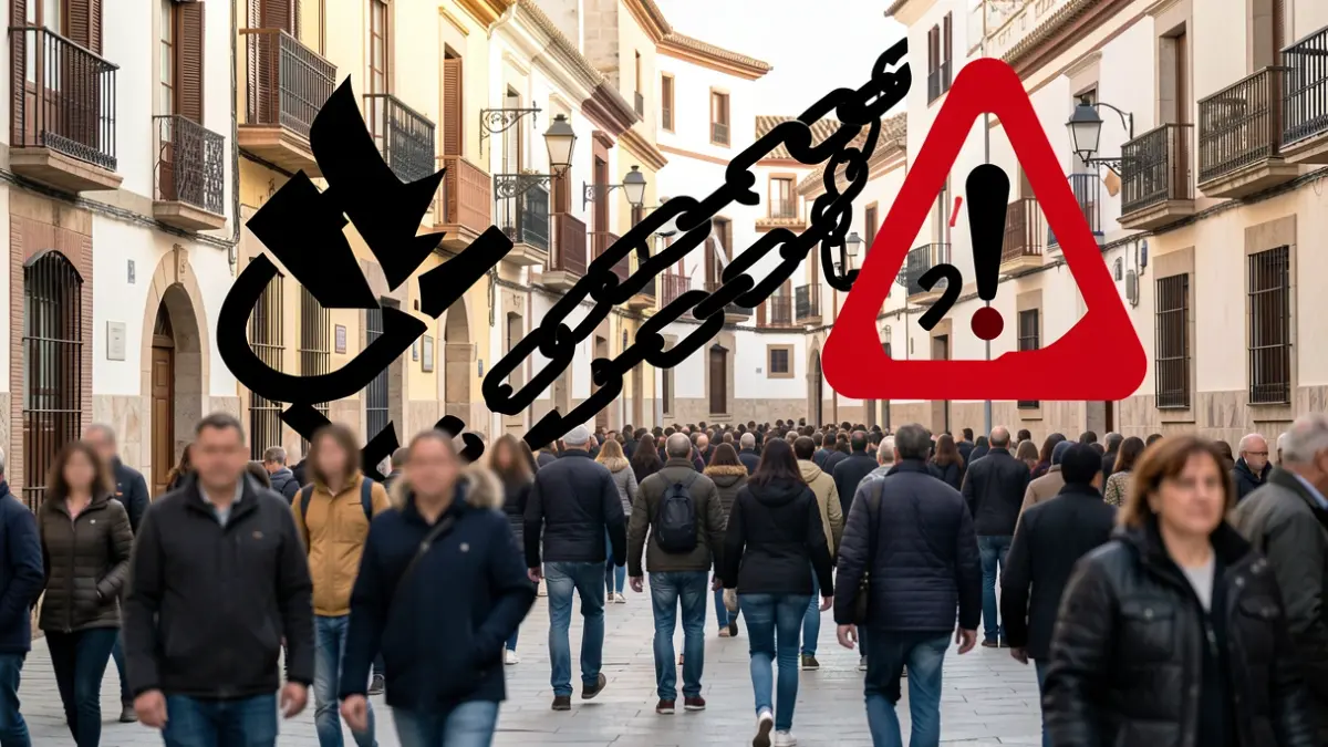 Generic image representing the fight against hate crimes in Andalusia, with symbolic elements of discrimination and Andalusian architecture.