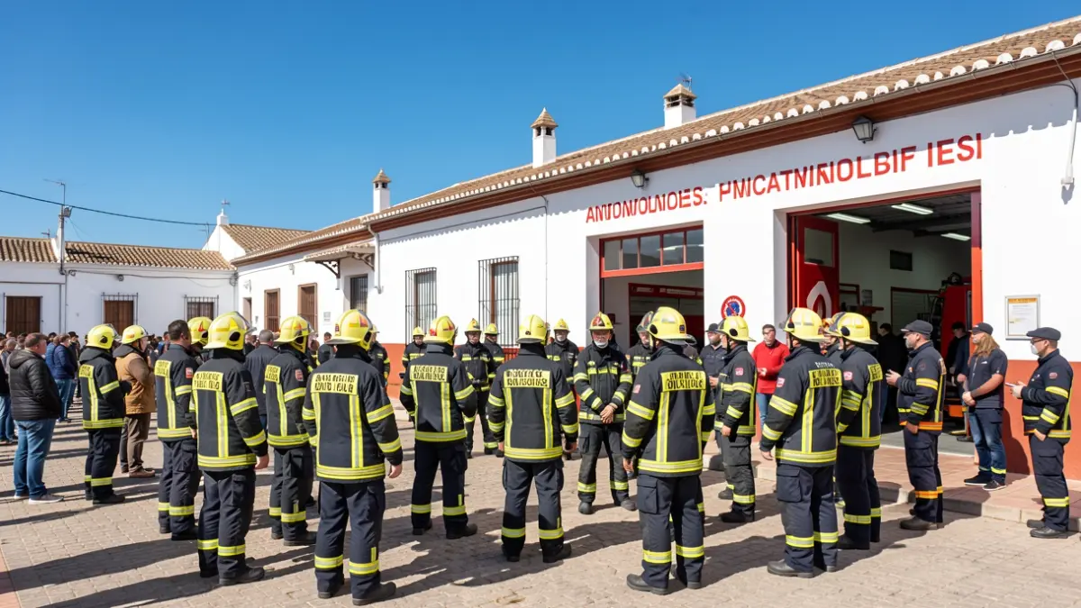 Generic image of a fire station in Andalusia.
