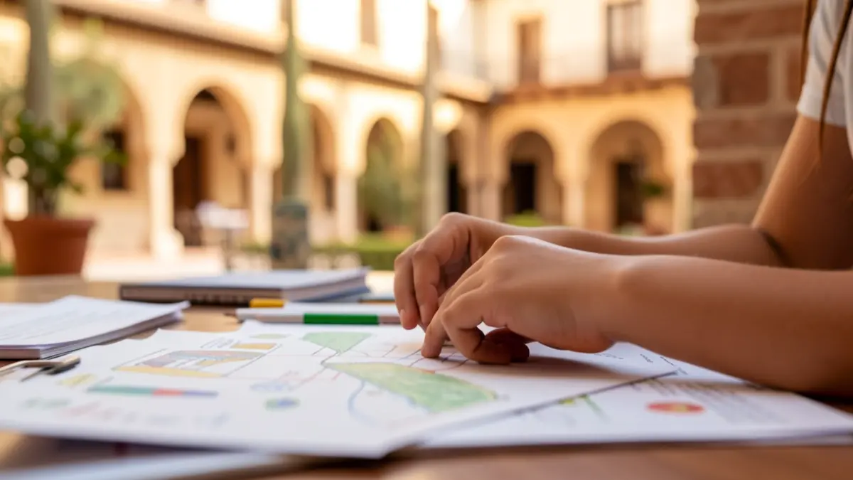 Generic image of students working on an educational project in Andalusia.