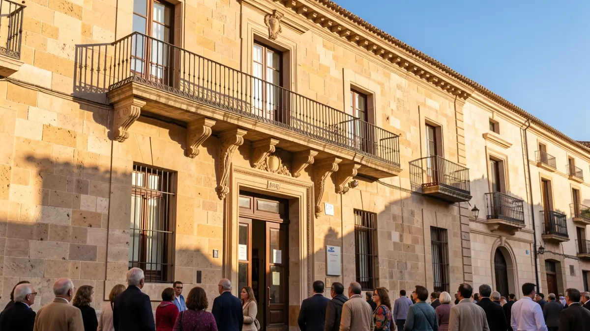 Generic image of an Andalusian town hall.