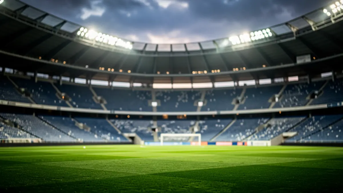 Generic image of an empty football stadium.