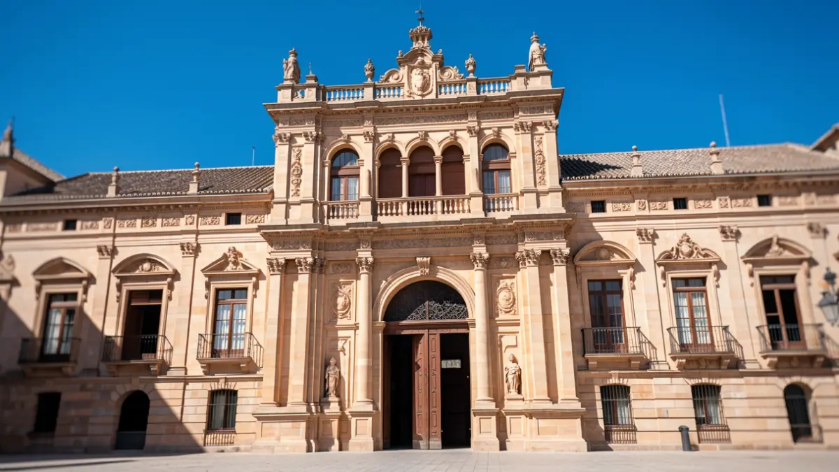 Fachada de las Caballerizas Reales de Córdoba.