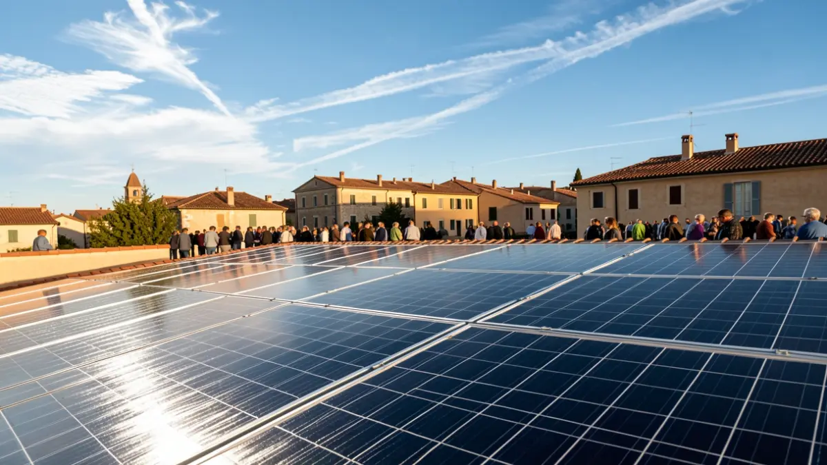 Paneles solares en el tejado de un edificio municipal en Cuevas del Almanzora.