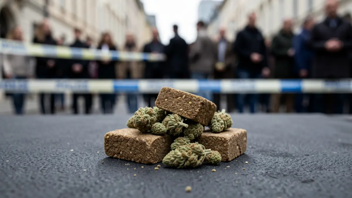 Image of narcotics seized by the National Police in Córdoba.