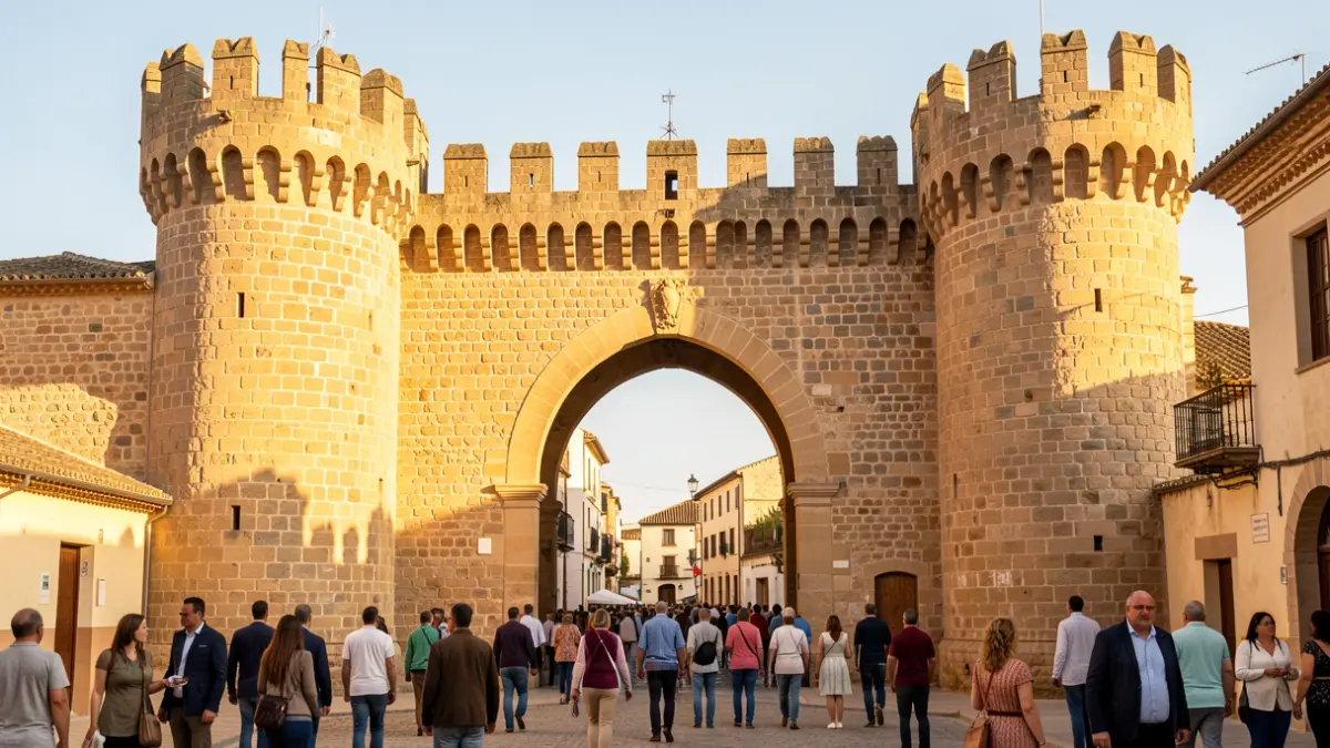 Imagen del Arco de la Rosa en Marchena, Sevilla.