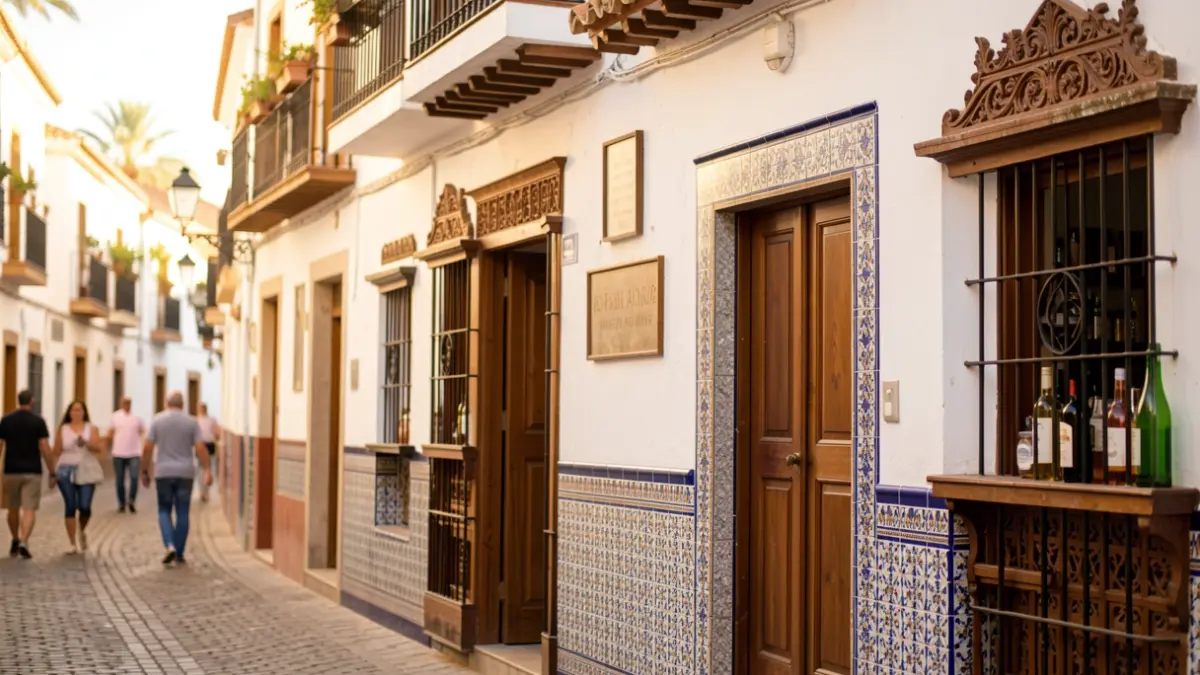 Exterior of Bar Plata, a historic establishment in Sevilla.