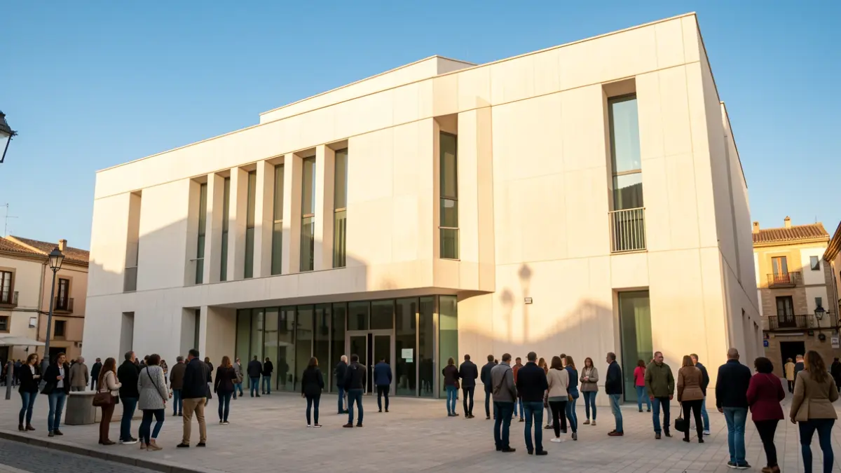 Facade of the Centro de Creación Contemporánea de Andalucía (C3A) in Córdoba.