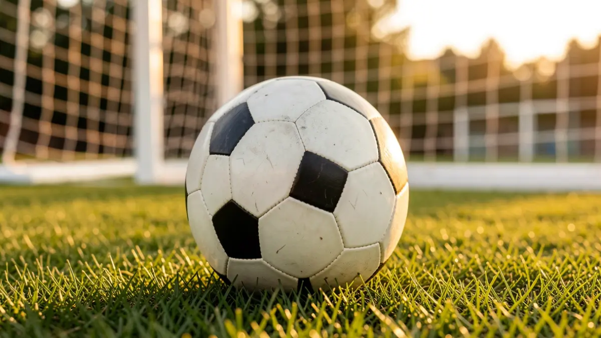 Imagen genérica de un balón de fútbol sobre césped.