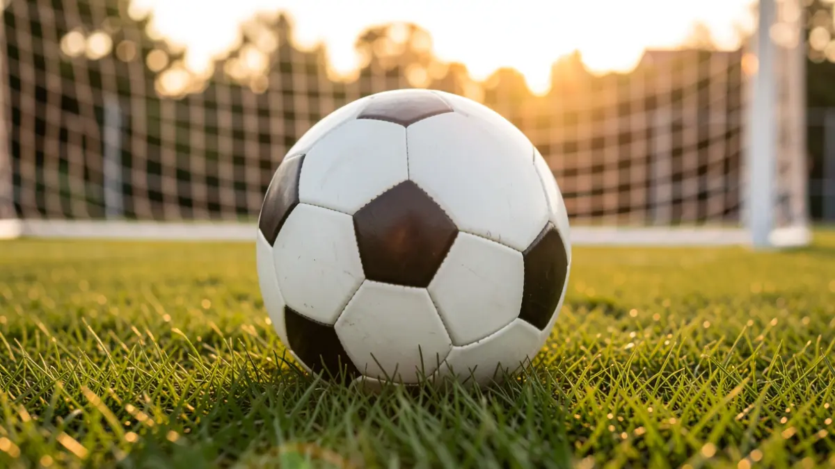 Imagen genérica de un balón de fútbol sobre el césped de un estadio.