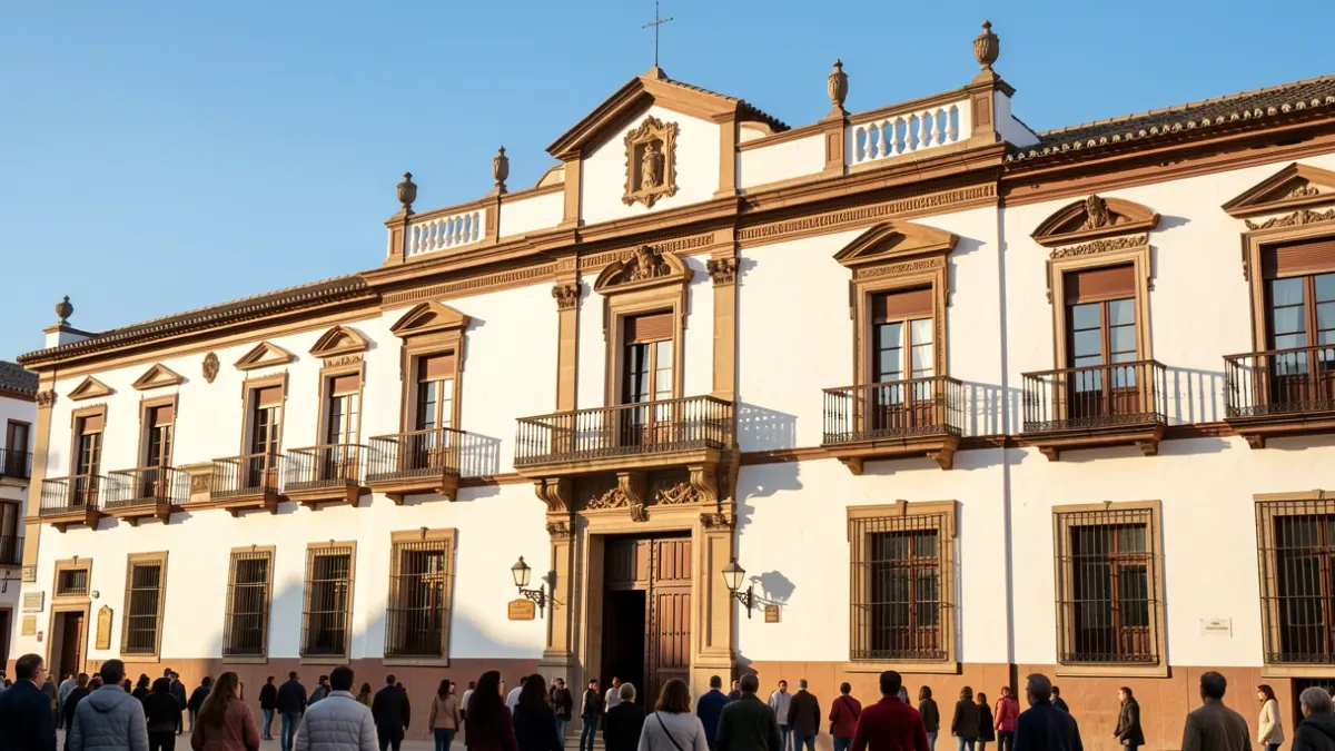 Fachada del Real Círculo de Labradores en Sevilla.