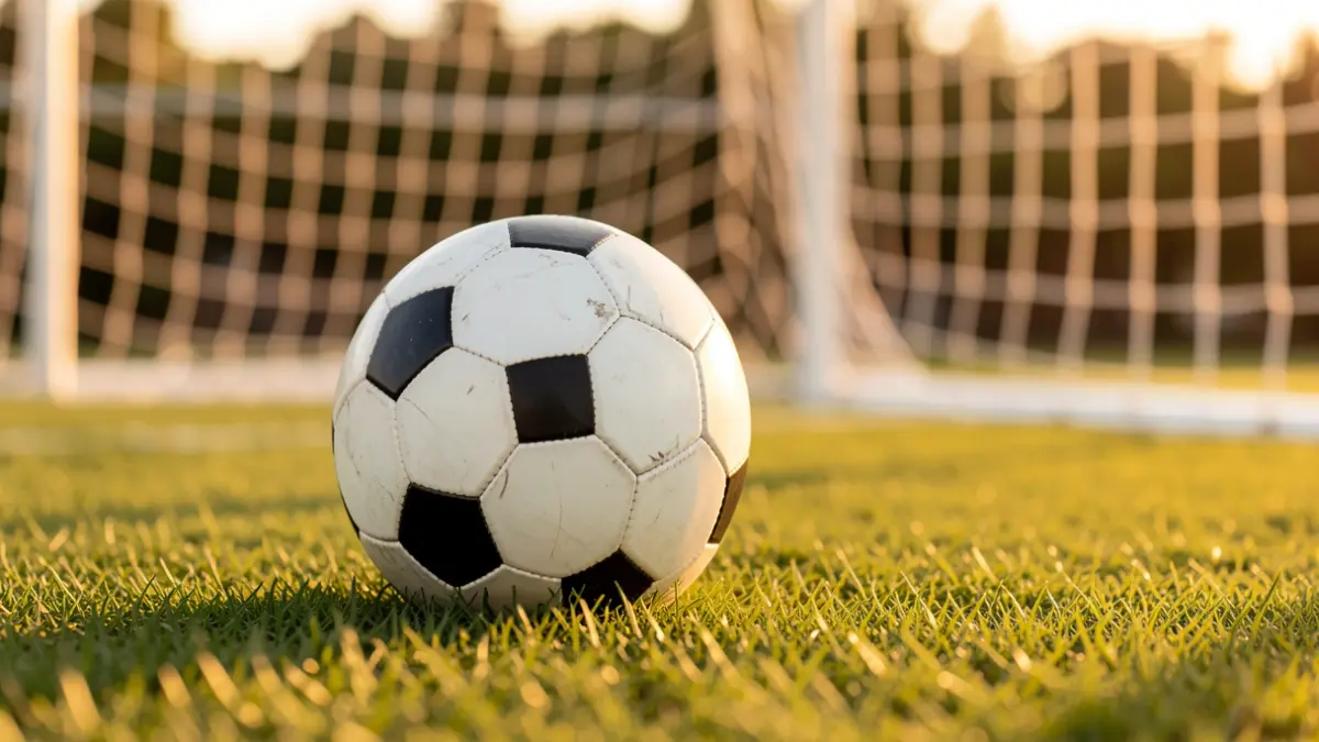 Imagen genérica de un balón de fútbol sobre césped.