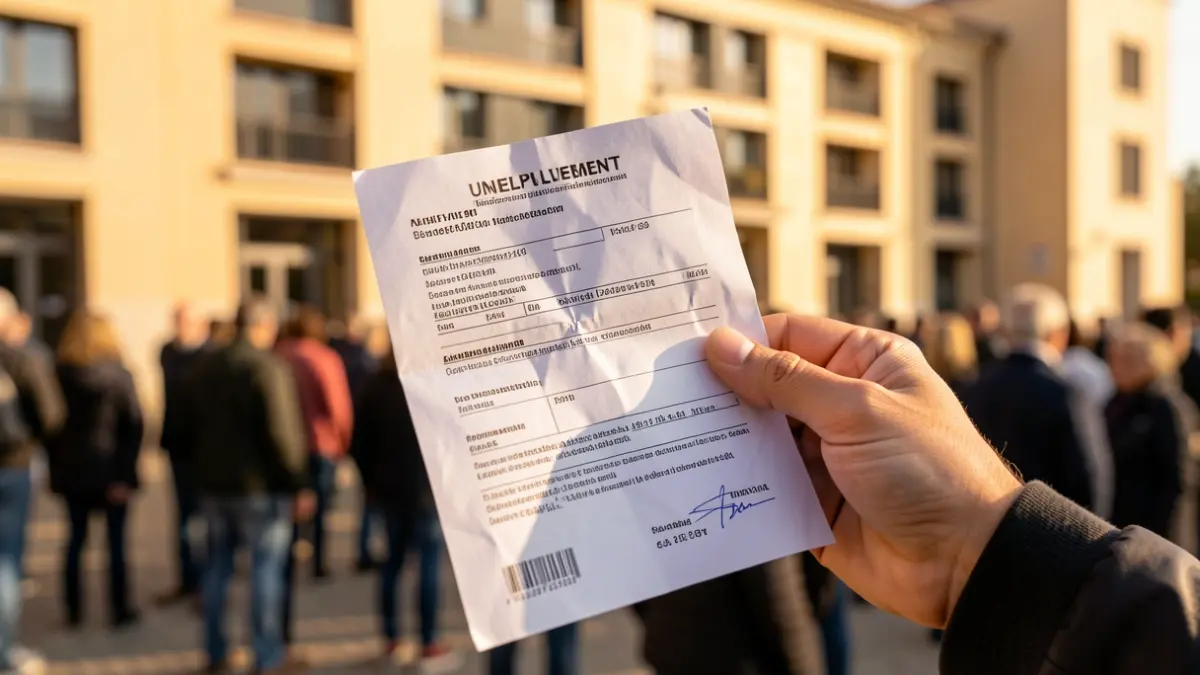 Imagen genérica de un formulario de desempleo en Andalucía.