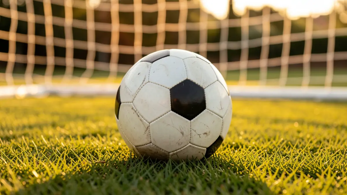 Imagen genérica de un balón de fútbol sobre césped.