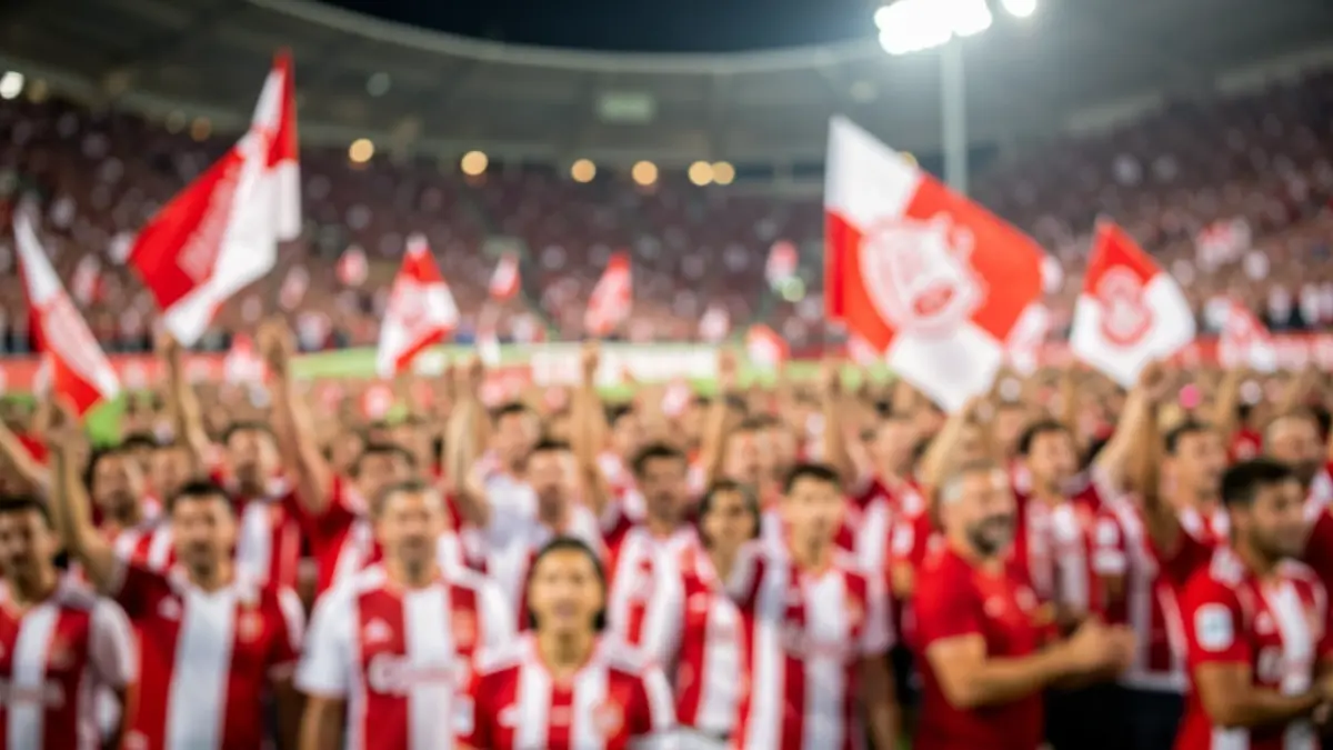 Generic image of Sevilla FC fans protesting.