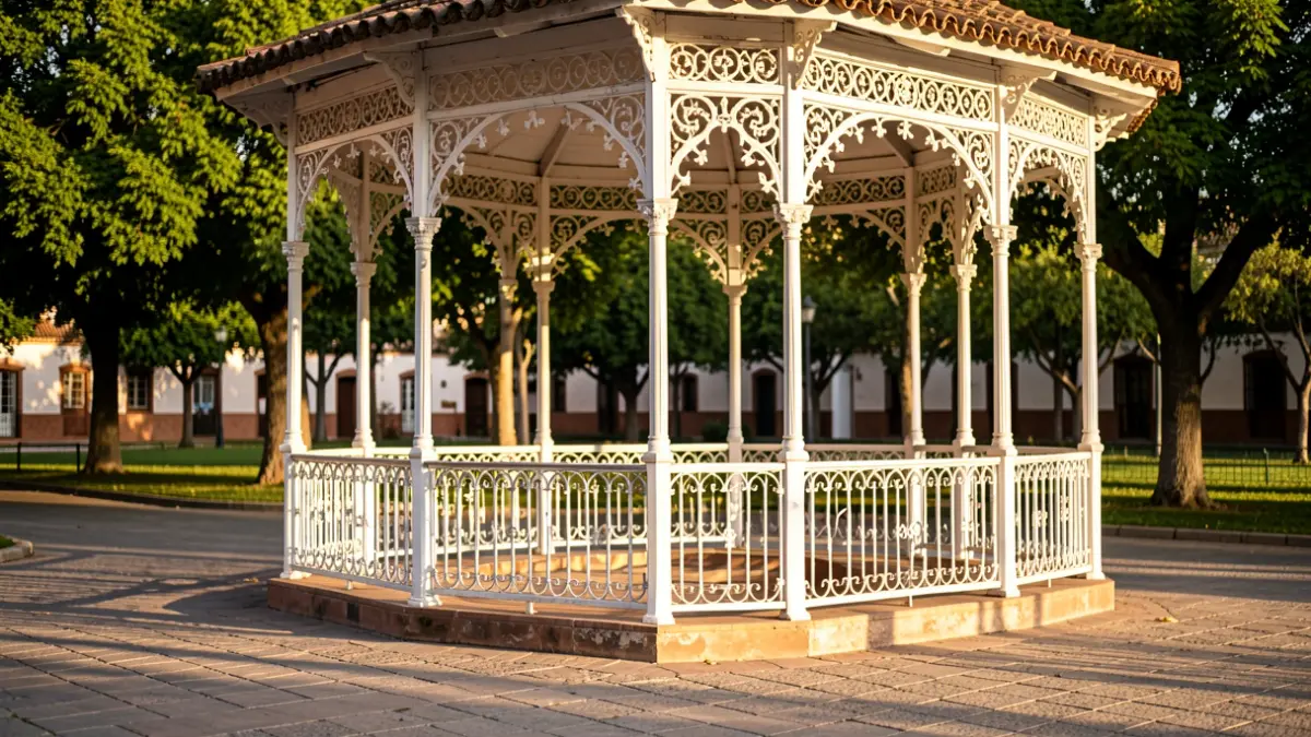 Imagen del Templete de la Música del Paseo del Salón en Granada.