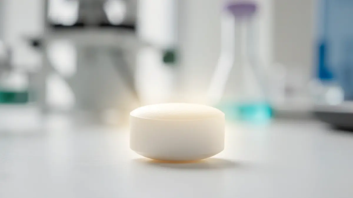 Generic image of a pharmaceutical pill with a subtle glow.