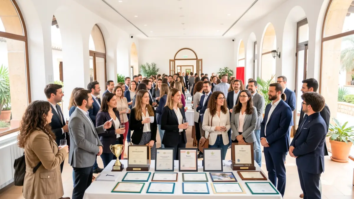 Imagen genérica de un evento de entrega de premios educativos en Andalucía.