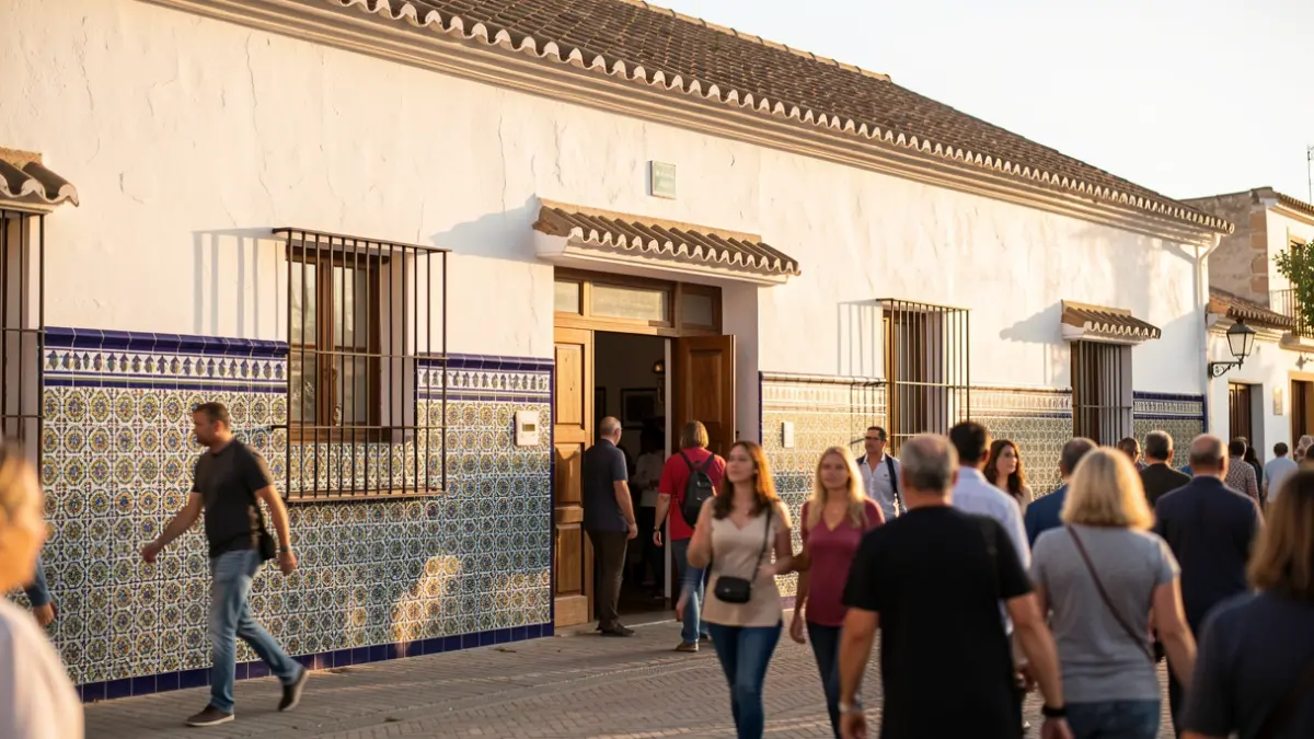 Facade of the Los Naranjos Day Center in Gádor.
