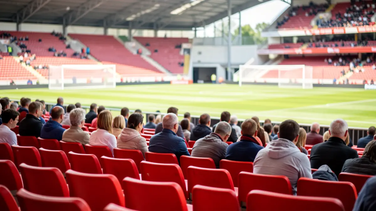 Imagen genérica de un estadio de fútbol vacío.