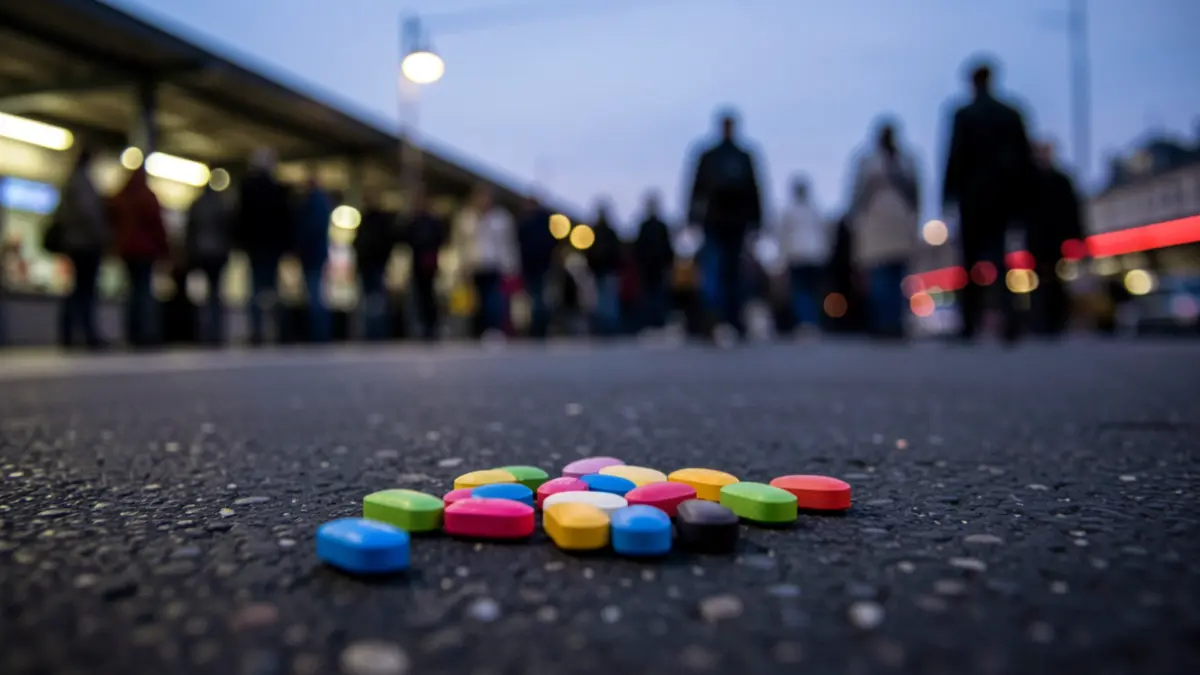 Pastillas de éxtasis intervenidas por la Guardia Civil en Villanueva de Córdoba.