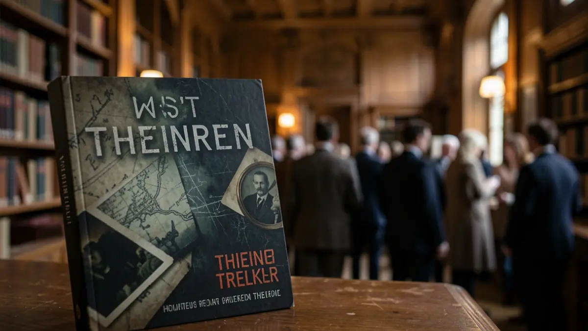 Generic cover of a literary thriller with mysterious elements and a historical touch.