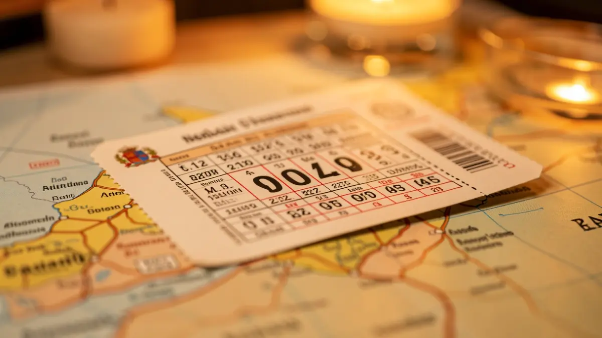 Generic image of a winning lottery ticket.