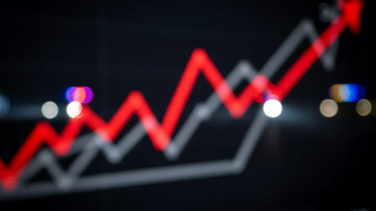 Generic image of rising crime statistics.