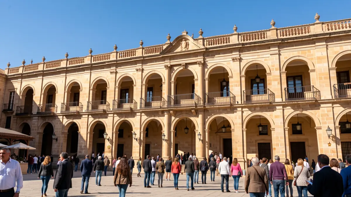Fachada del edificio de la Diputación de Córdoba.