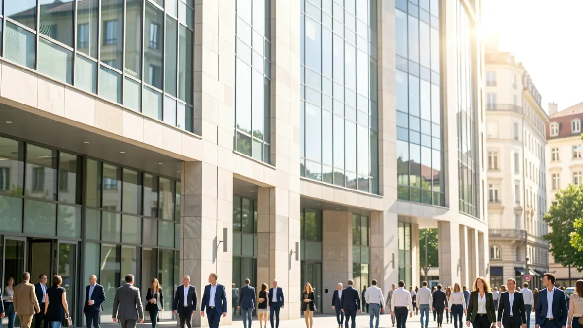 Generic image of a modern office building.