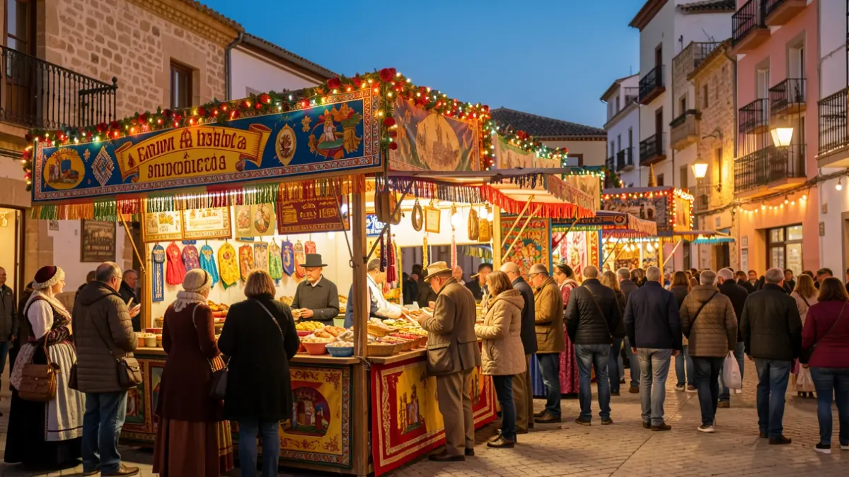 Imagen genérica de una caseta decorada en una feria andaluza.