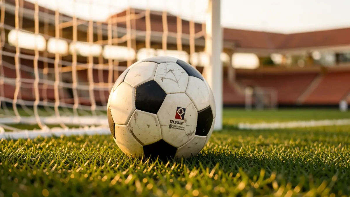 Imagen genérica de un balón de fútbol sobre césped.