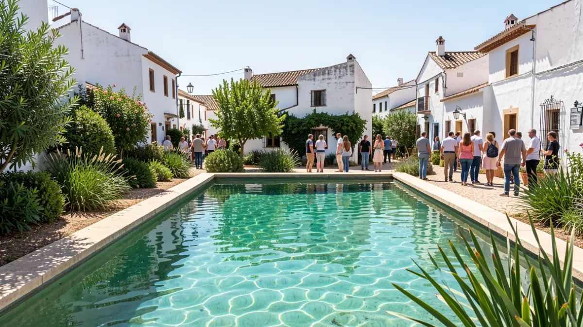 Imagen de la Laguna de Cañaveral de León, un espacio natural de baño en Huelva.