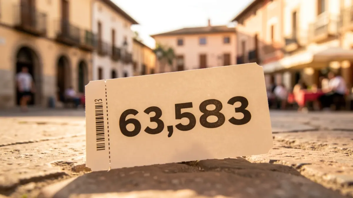 Generic image of a lottery ticket with a prominent number.