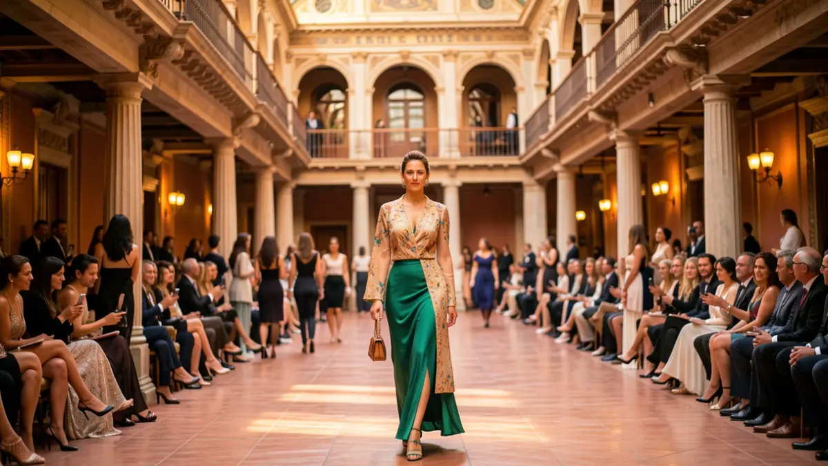 Pasarela de moda en Sevilla durante la Semana Internacional de la Moda Andaluza (SIMA 41).