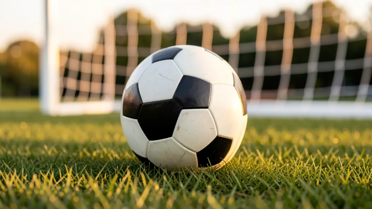 Imagen genérica de un balón de fútbol sobre césped.