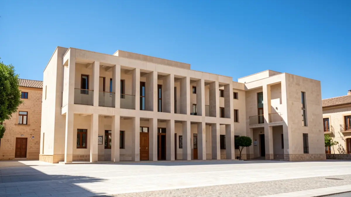 Fachada de la Universidad de Jaén.