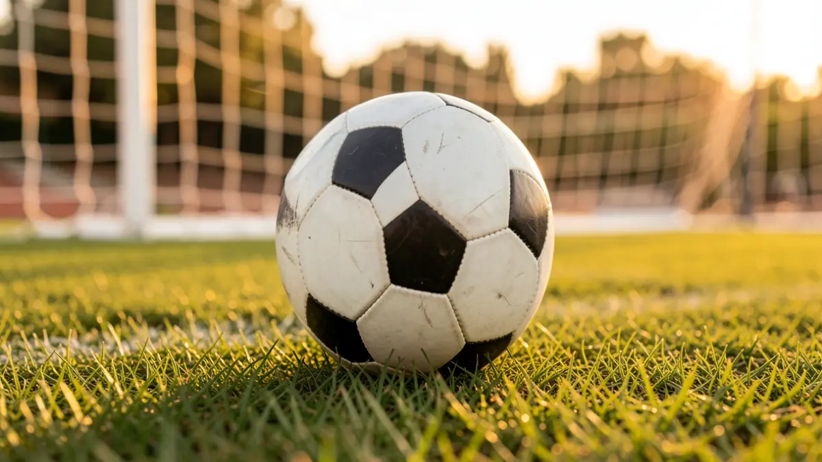 Imagen genérica de un balón de fútbol sobre césped.