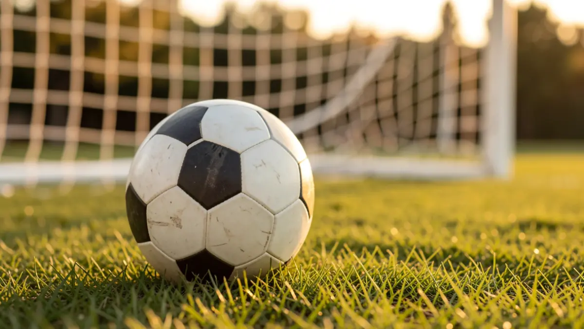 Imagen genérica de un balón de fútbol sobre césped.
