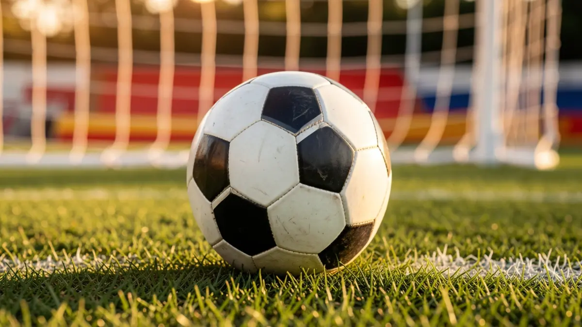 Generic image of a football on grass.