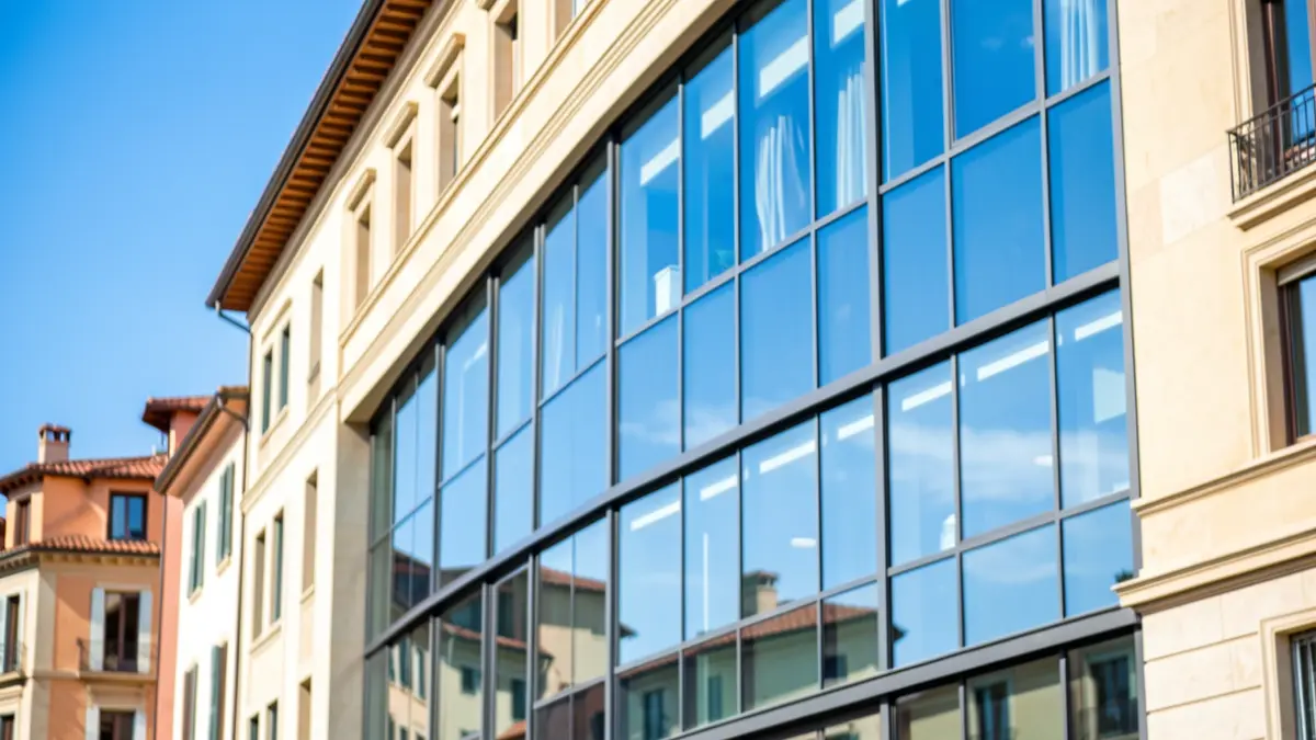 Generic image of a modern office building.