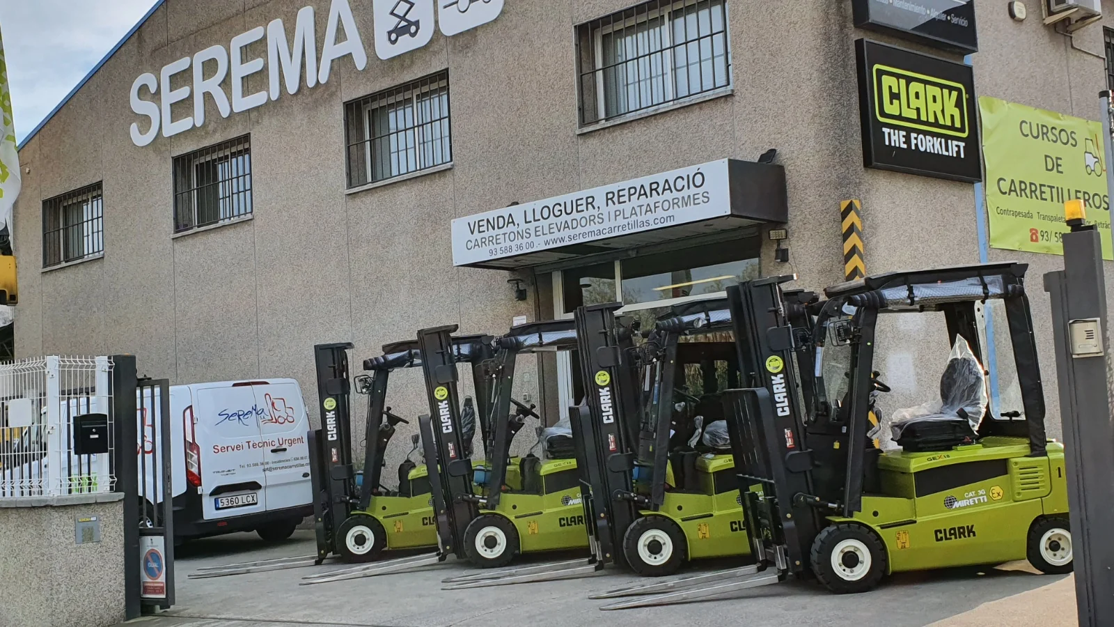 Serema refuerza su posición en Cataluña como especialista en carretillas elevadoras y maquinaria ATEX
