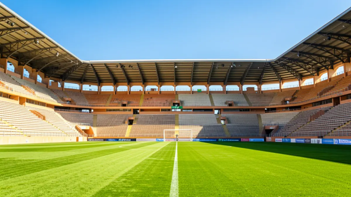 Imagen genérica de un estadio de fútbol en Andalucía.