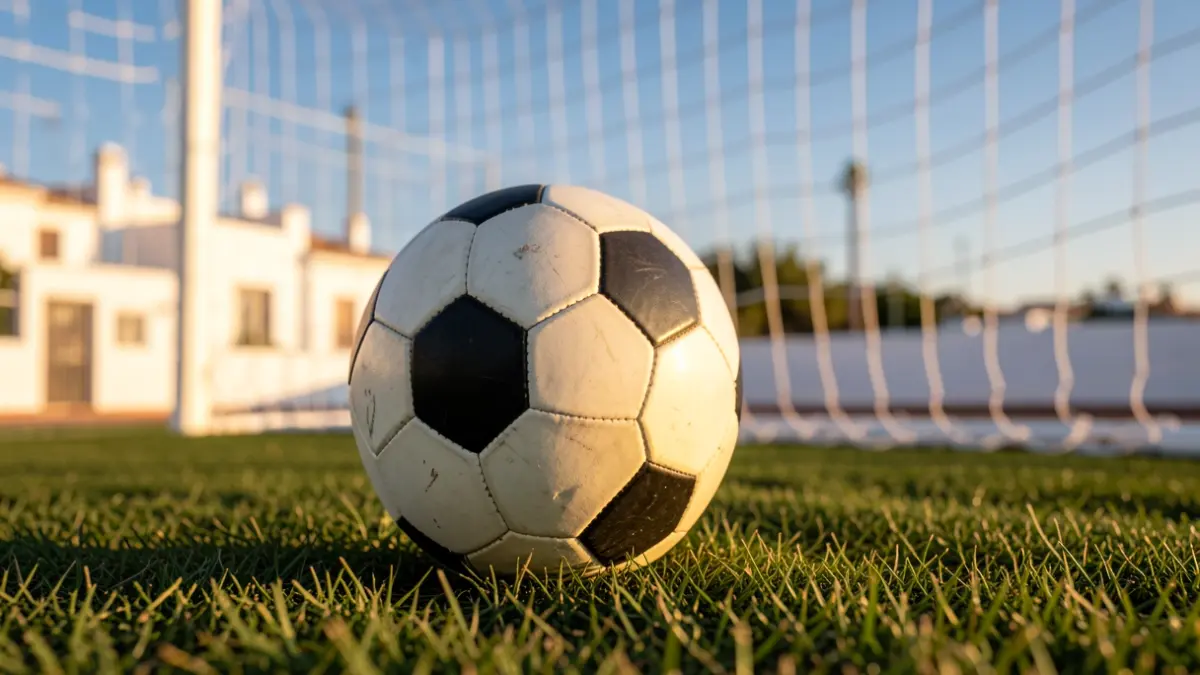 Imagen genérica de un balón de fútbol sobre césped.