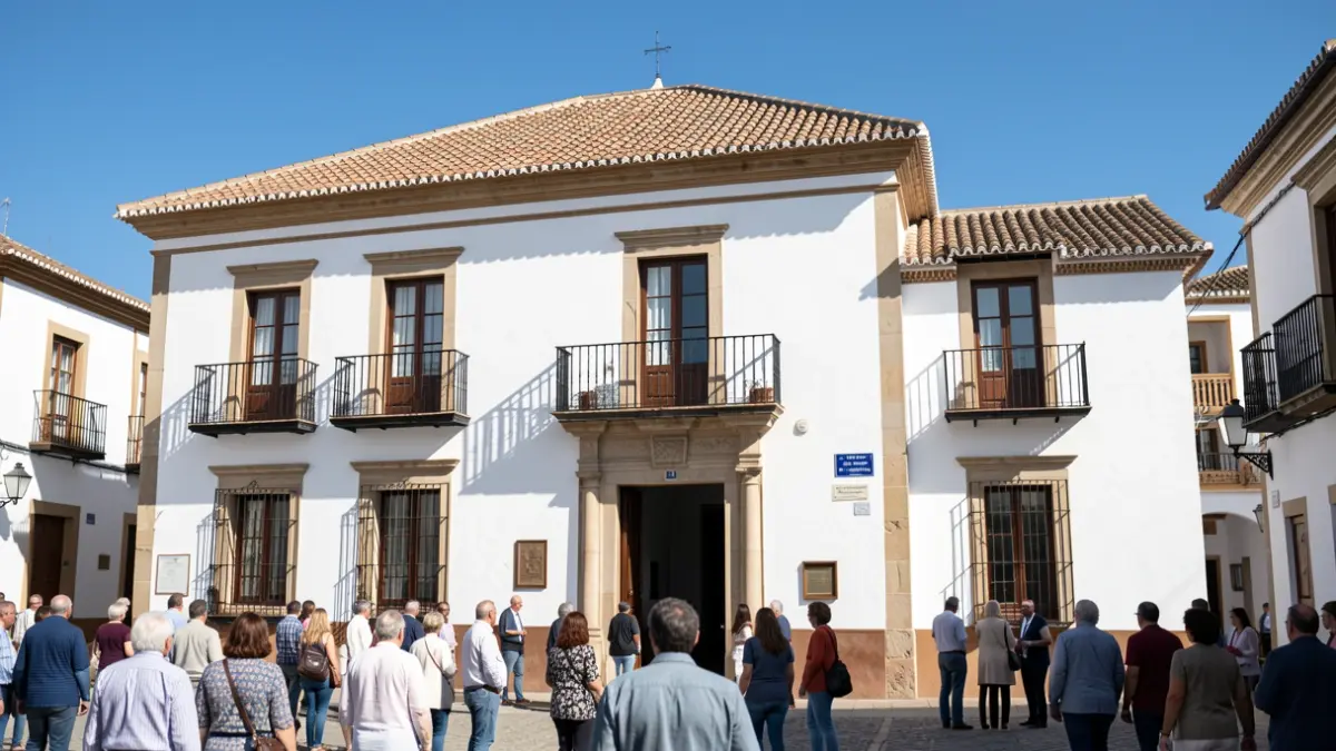 Fachada del Ayuntamiento de Almodóvar del Río.