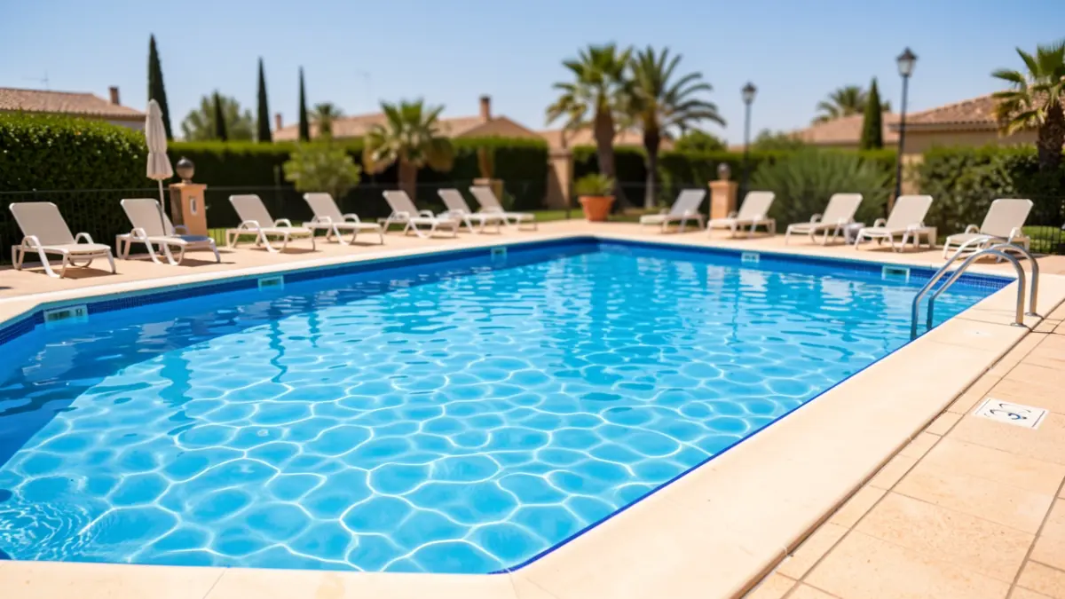 Imagen genérica de una piscina municipal en Andalucía.