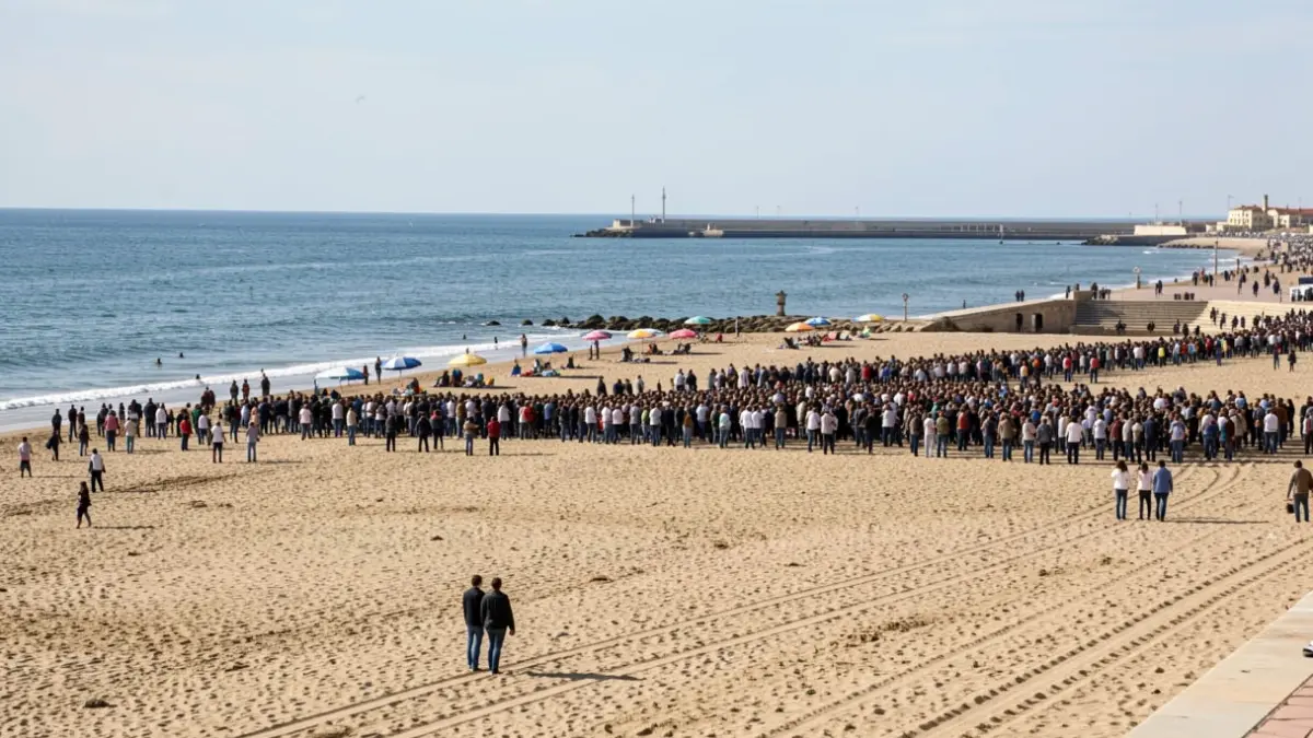 Imagen genérica de la playa de Sanlúcar de Barrameda.