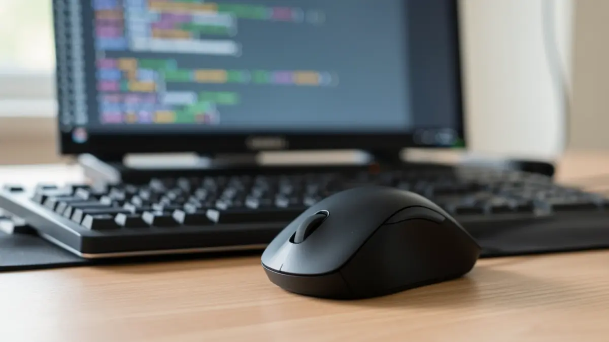Generic image of a computer keyboard and mouse.