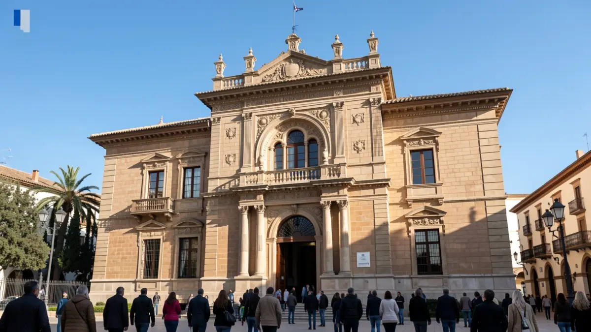 Facade of the Tarifa City Hall.