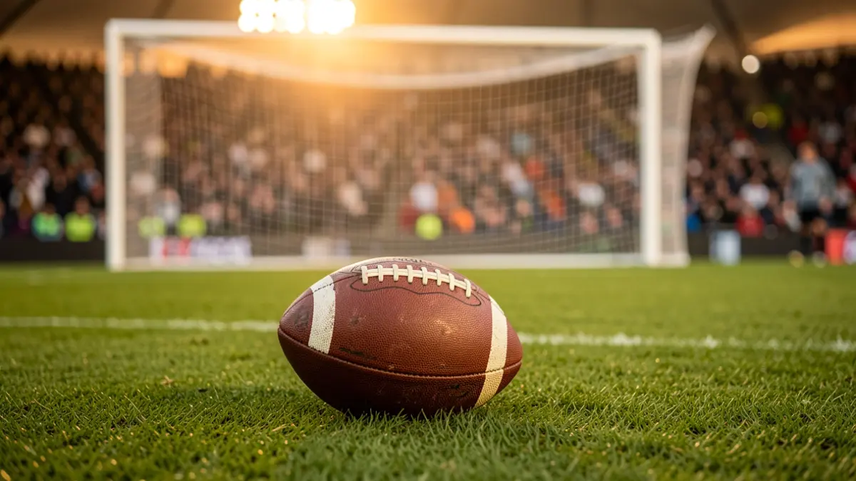 Imagen genérica de un balón de fútbol en un campo.