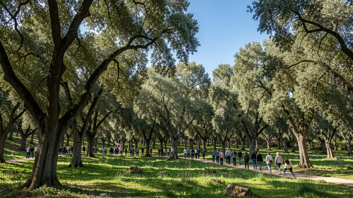 Imagen genérica de un bosque público en Andalucía.